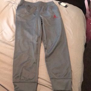 Gray sweat pants